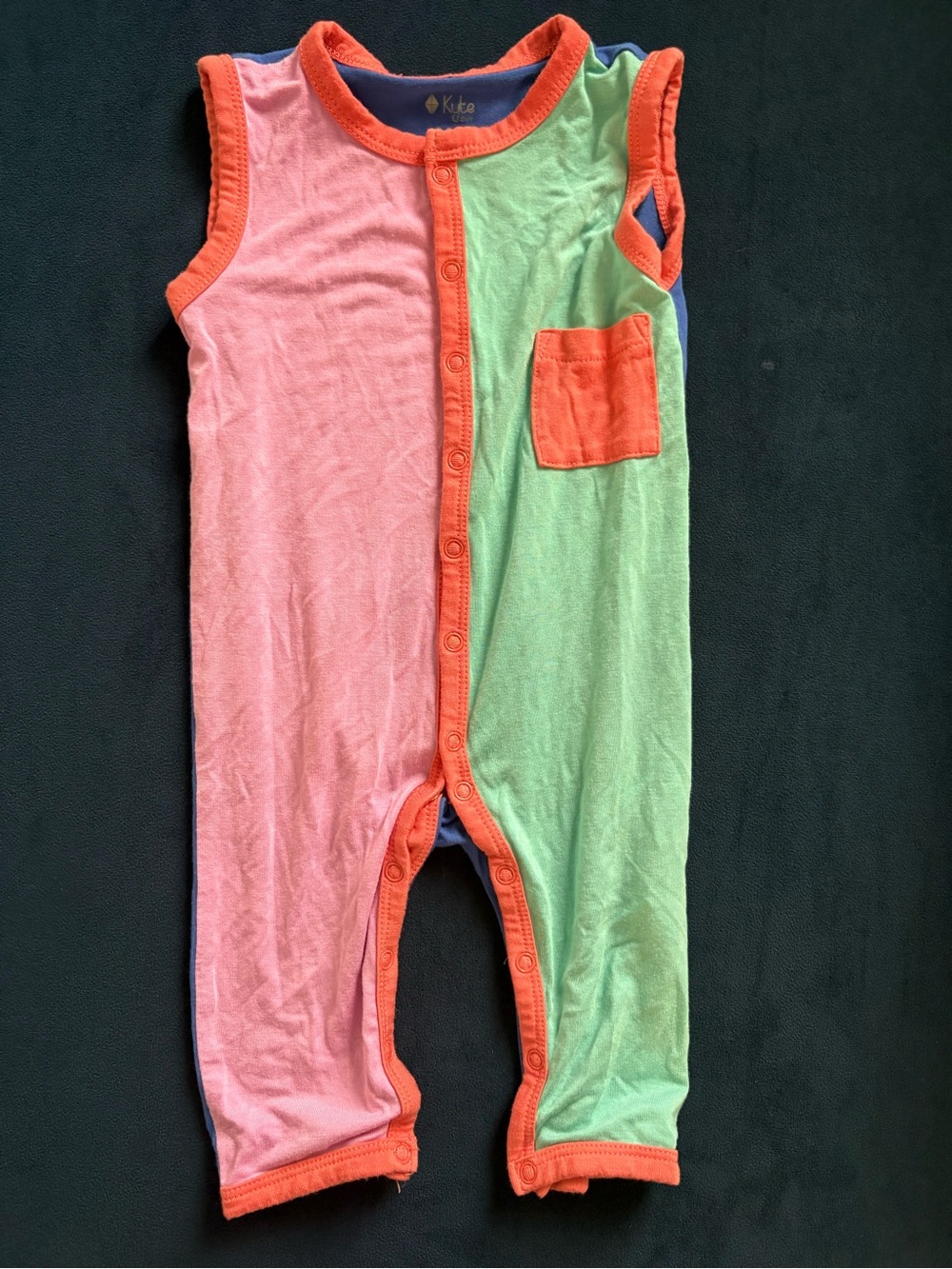 Kyte Baby Colorblock Romper 3-6